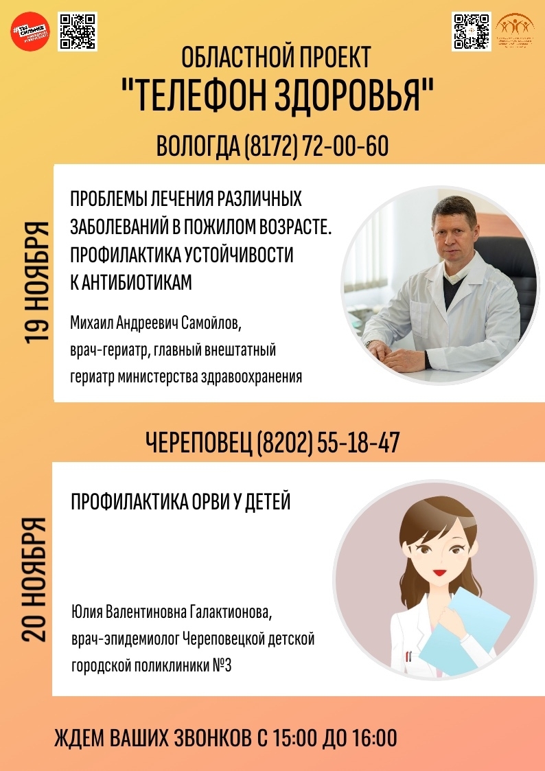 Областной проект "Телефон здоровья" на связи! (18.11.2025)