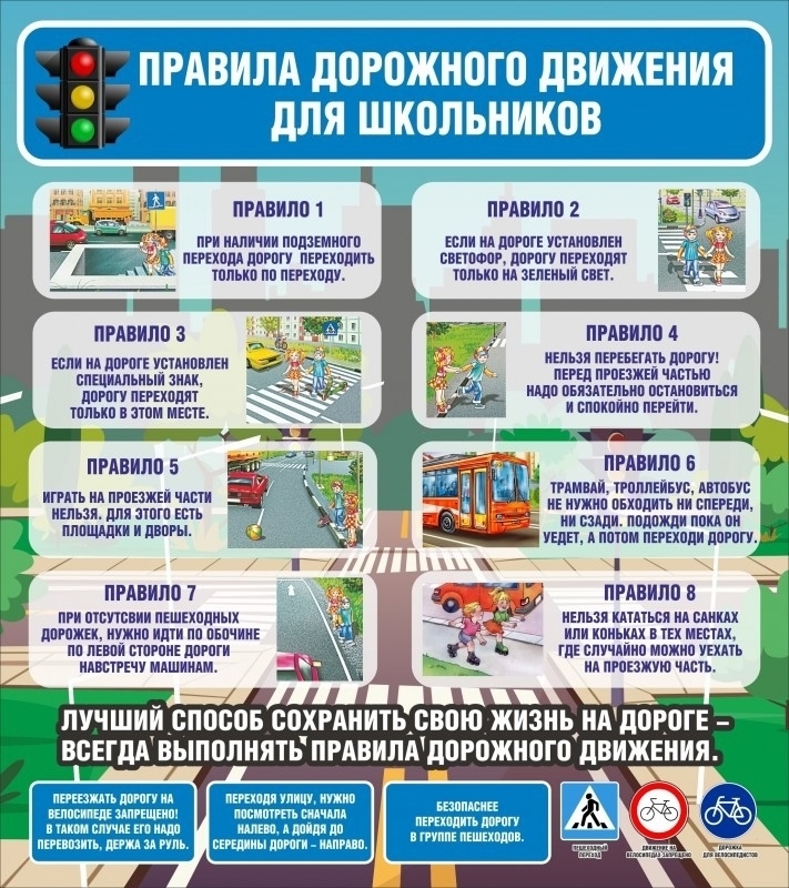 С началом учебного года дети и подростки становятся активными участниками дорожного движения. За время летних каникул многие ребята отвыкают от интенсивного дорожного движения и забывают правила безопасного поведения на дороге.