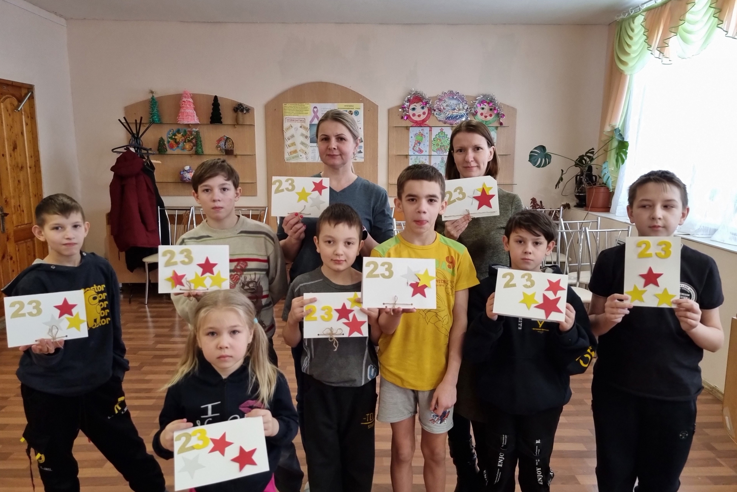 Мастер-класс по изготовлению открытки к 23 февраля