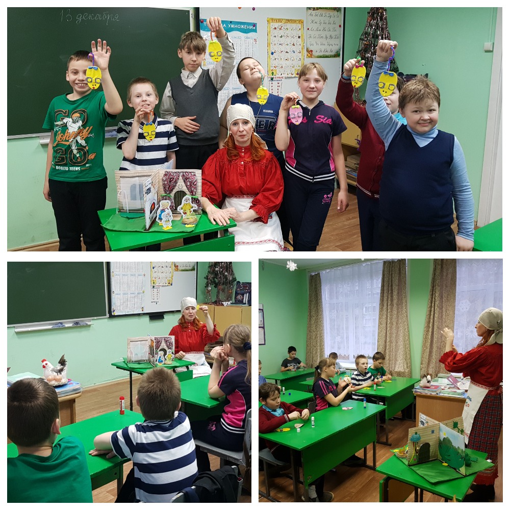 Кукольный спектакль по мотивам русской народной сказки «Курочка Ряба» и мастер – класс по изготовлению символа наступающего Нового года.