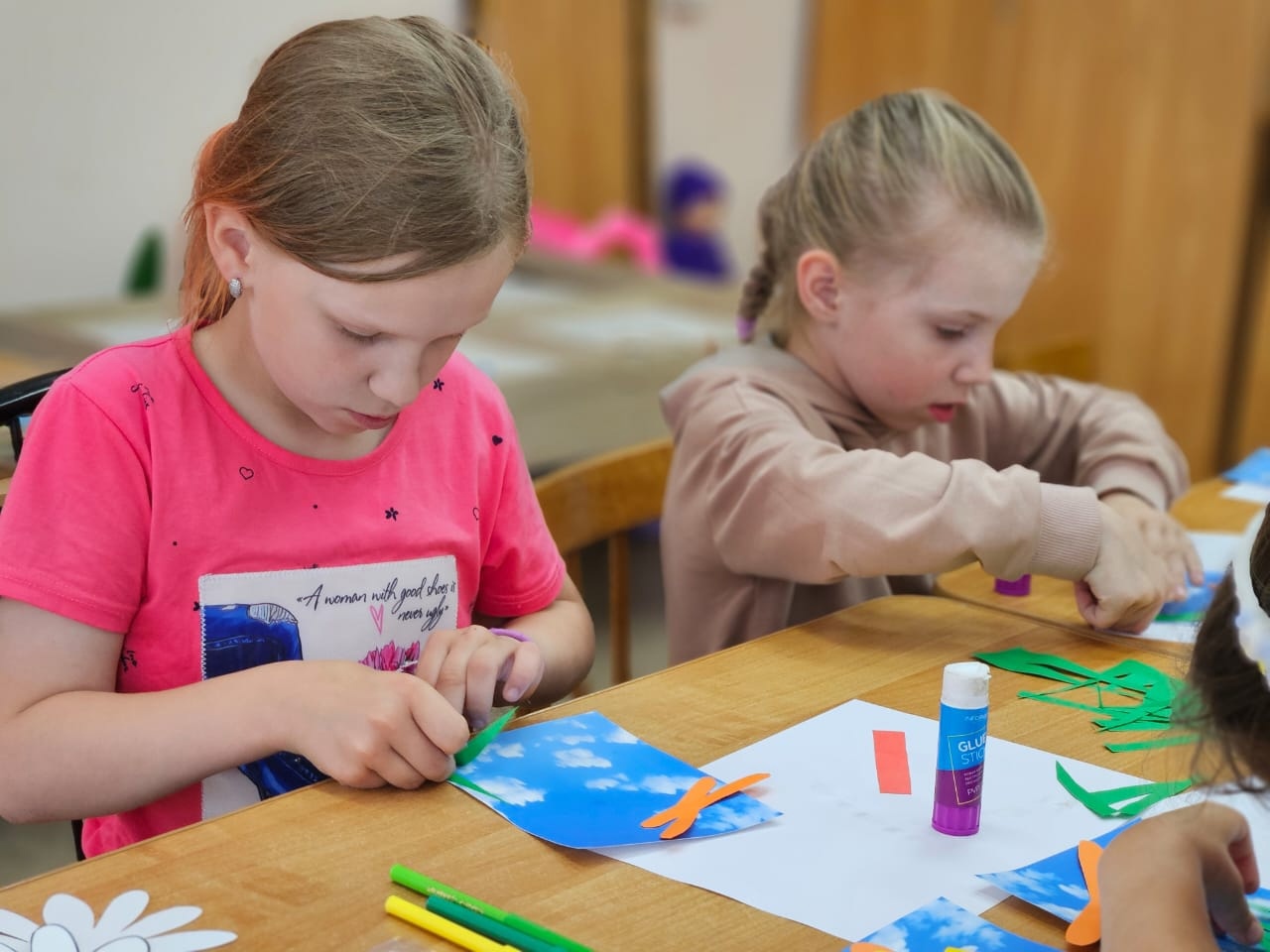 Объёмная аппликация «Стрекоза»