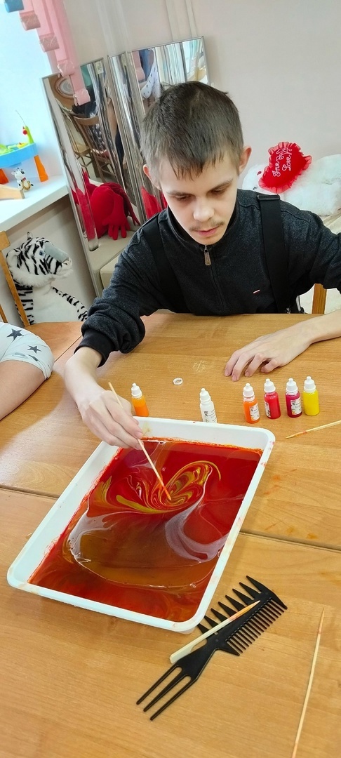 «Техника нетрадиционного рисования Эбру»