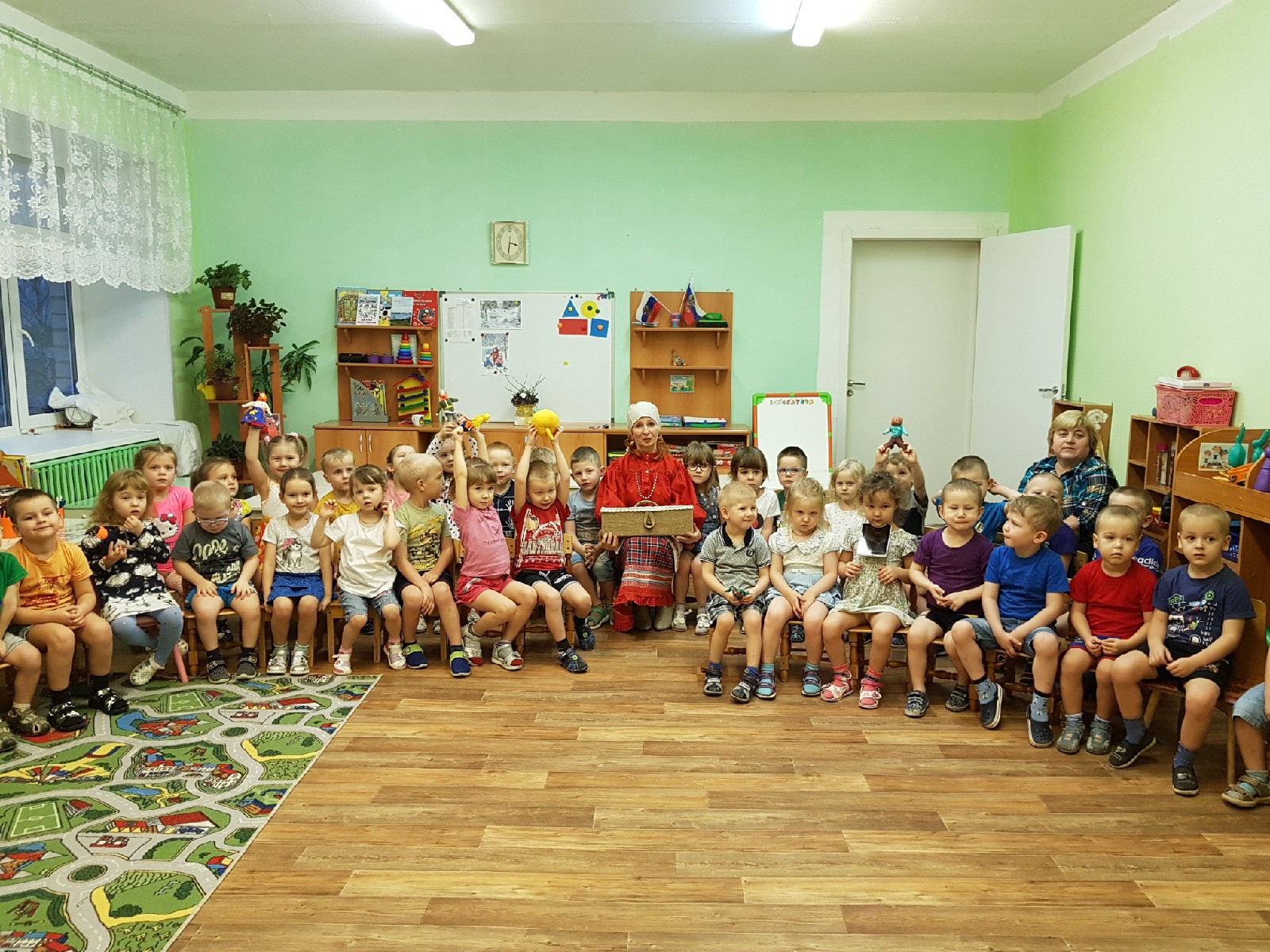 Кукольный спектакль по мотивам русской народной сказки «Репка» для детей младшей группы МДОУ «Центр развития ребенка – детский сад «Гусельки»