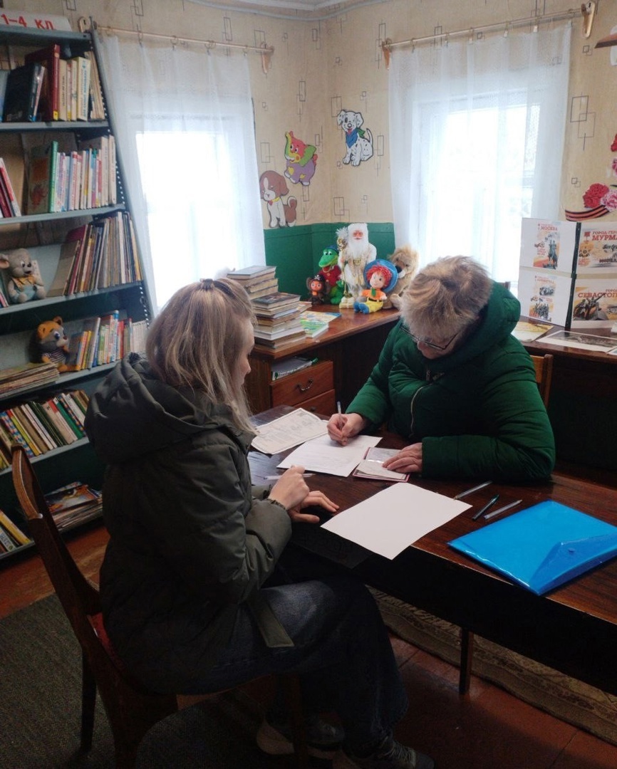 Мобильная бригада продолжает оказывать помощь жителям отдаленных деревень.