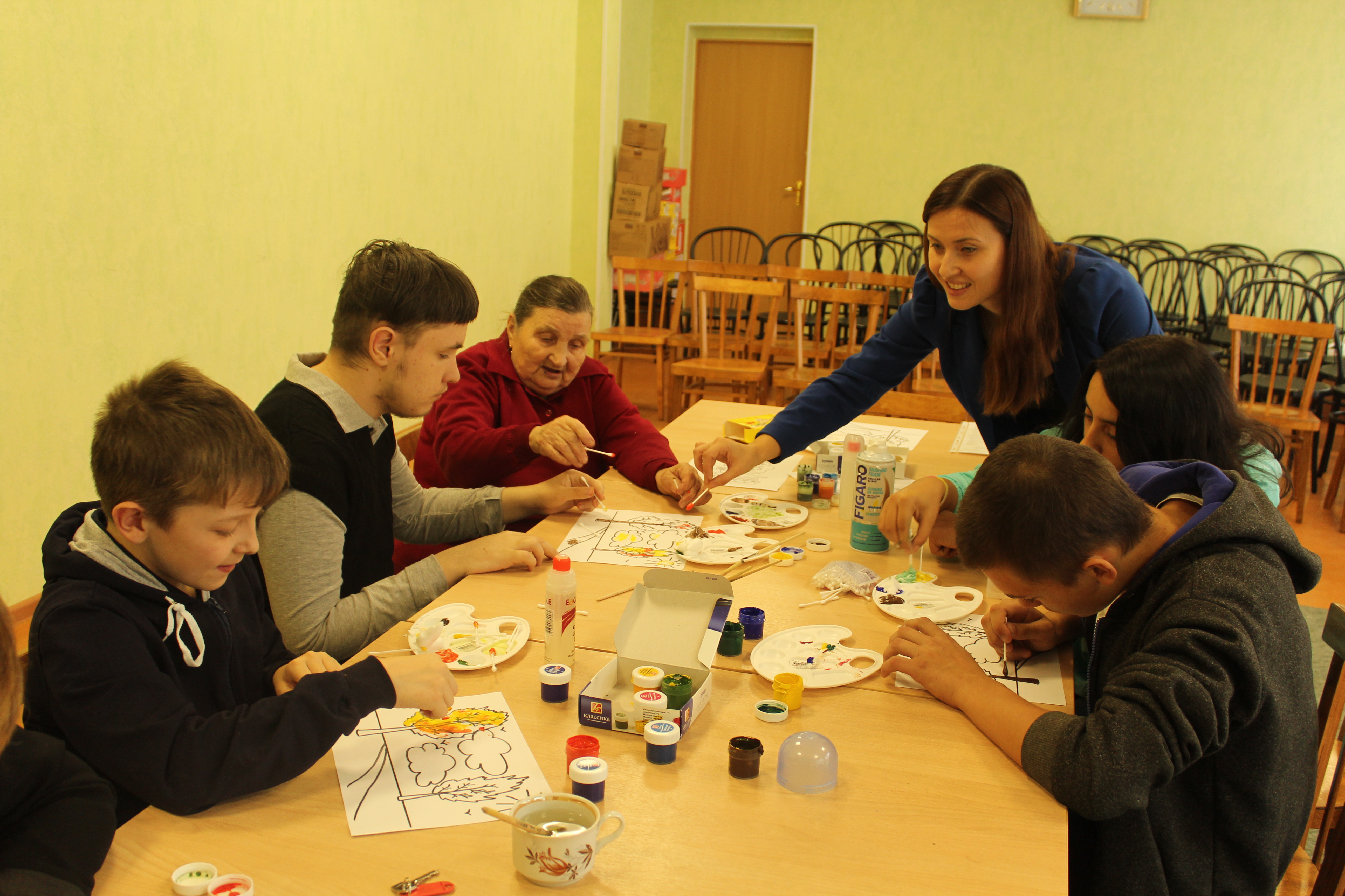 «Осенние зарисовки. Пенные картинки».