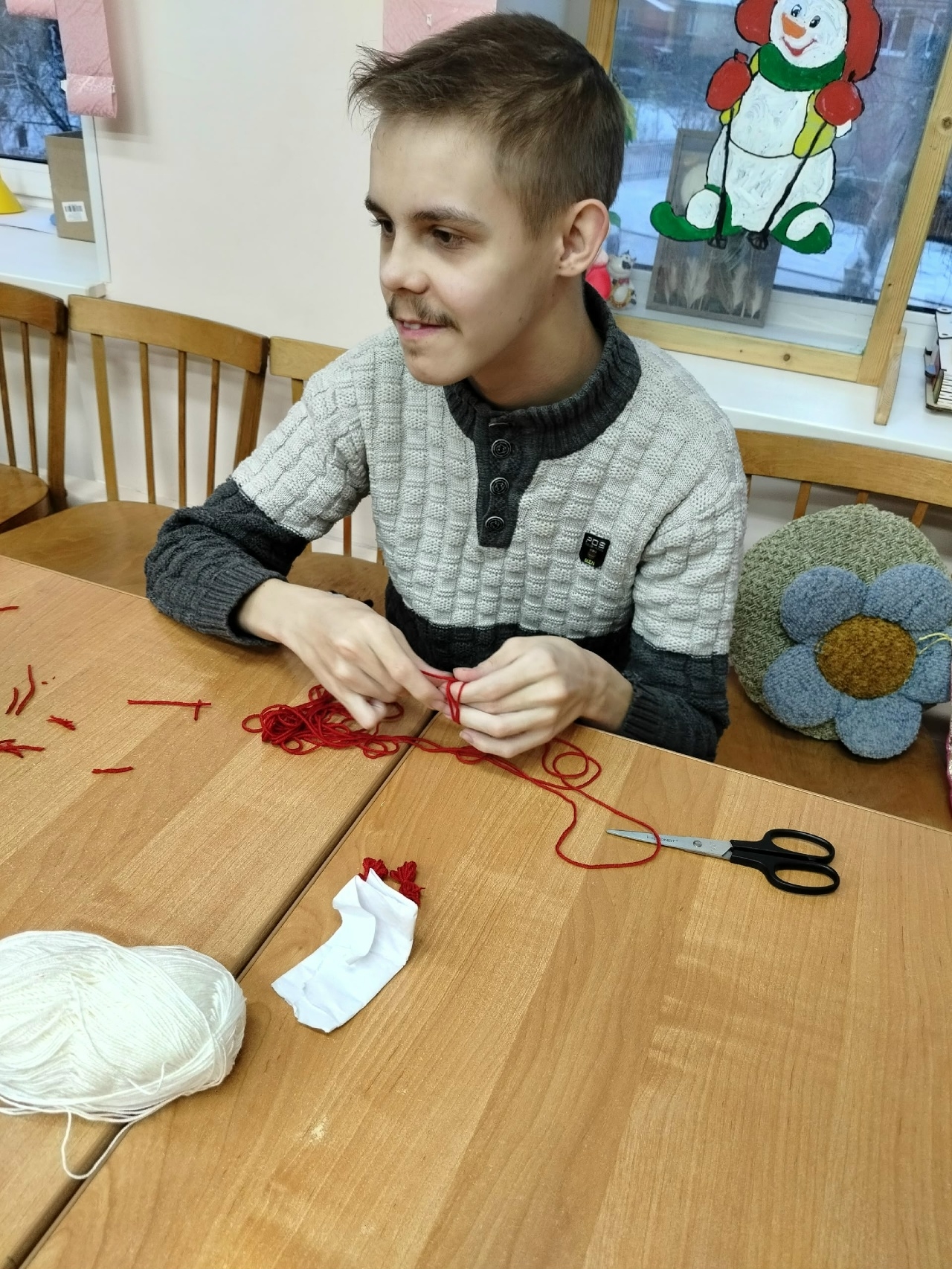 Получатели социальных услуг реабилитационной службы вновь окунулись в атмосферу творчества!