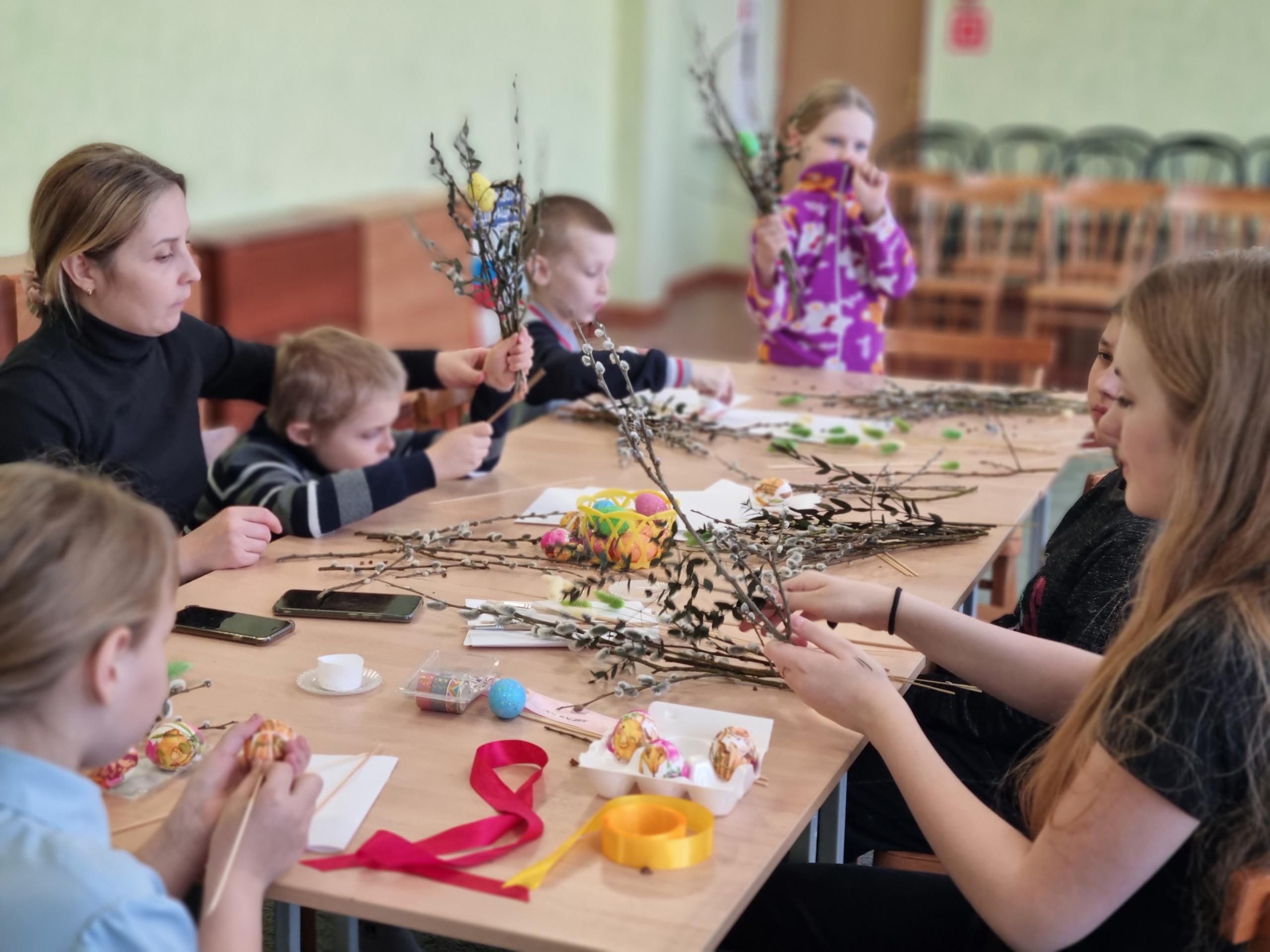 Изготовление пасхальной композиции